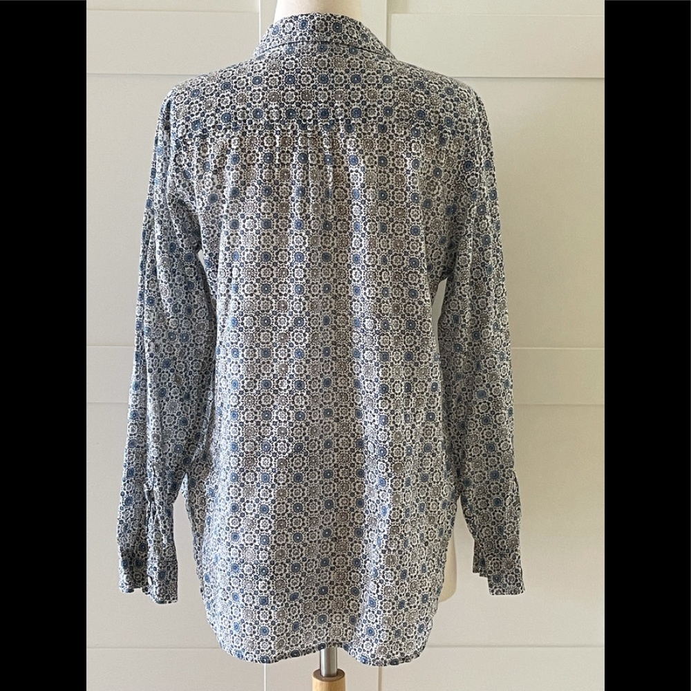 Roberta Roller Rabbit Guy Button Shirt Bluewhite S - image 2